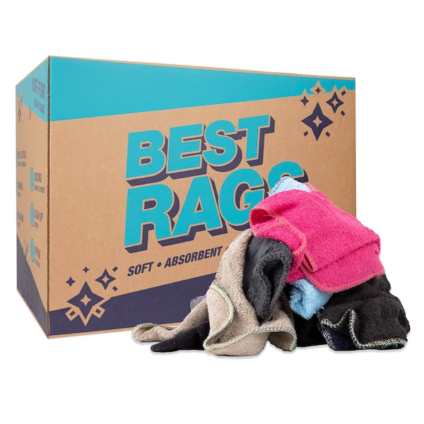 Monarch C10 - Washcloth Size Terry Wipers - Colors 50lb Box N-C10-50 - main